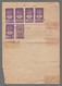 RACHUNEK - 1922 / DOCUMENT Avec 16 TIMBRES / DOCUMENT With 16 STAMPS : OPLATA STEMPLOWA - 100 MAREK / 500 MAREK (aa115) - Fiscaux