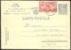 ROMANIA 1947 Postal Stationery Mi. P138 With Additional Stamp From Lugoj To BINCHE (Belgium) - Postwaardestukken