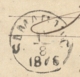 Nederlands Indië - 1875 - Rond- En Puntstempel SOERAKARTA Op Briefkaart Naar Samarang - Nederlands-Indië