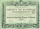 Ancienne Action - Compagnie Générale Des Omnibus De Marseille - Titre Délivré En 1884 - N°1615 - Chemin De Fer & Tramway