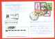 Belarus 2002. Water And Windmills.Registered Envelope Passed Mail. - Belarus