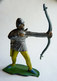 Figurine CYRNOS MOYEN AGE MA06 CHEVALIER Medieval ARCHER 60's Pas Starlux Clairet - Leger