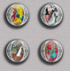 Marc Chagall Painting Fan ART BADGE BUTTON PIN SET 1 (1inch/25mm Diameter) 105 DIFF - Otros & Sin Clasificación