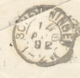 Delcampe - Nederlands Indië - 1892 - 2,5 Cent Cijfer Tanding 11,5x12 Als Bijfrankering Op Envelop G7 Van Buitenzorg Naar Amsterdam - Nederlands-Indië