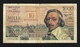 FRANCE 10 NOUVEAUX FRANCS ON 1000 FRANCS 1957 PICK#138 RARE - 1955-1959 Sovraccarichi In Nuovi Franchi