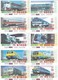 COLECCIÓN COMPLETA DE 45 CUPONES DE TRENES - ONCE (TRAIN-ZUG-TREN) LOCOMOTORA - Trenes