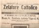ACIREALE 29-SET.1920.ZELATORE CATTOLICO.IN MEMORIA DI MONS.G.B.ARISTA VIGO.SECONDO VESCOVO DI ACIREALE. - Documenti Storici