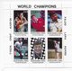 Tuva 1996; Chess Graf Tyson Faldo Lara Agassi S/s Perforation ERROR - Touva