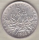 5 Francs Semeuse 1966 En Argent - Autres & Non Classés