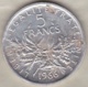 5 Francs Semeuse 1966 En Argent - Autres & Non Classés