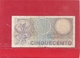 REPUBBLICA ITALIANA . BIGLIETTO DI STATO . 500 LIRE . N° 172668 . SERIE N° F27 . 2 SCANES - 50 Lire