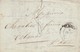 LETTRE. 5 MAI 1835. ELBEUF POUR COLMAR. TAXE PLUME BLEUE 8. MANUFACTURE DE DRAPS CAMILLE RANDOING  / 2 - 1801-1848: Précurseurs XIX