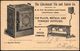 U.S.A. 1897 (2.7.) Reklame-PP 1 C. Washington, Schw.: "The Cincinnati Tin And Japan Co." ,Abb: Tragbarer Safe / Histor.  - Non Classés