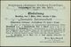 Berlin-Schöneberg 1905 (18.2.) Amtl. Orts-P 2 Pf. Germania + Zudruck: Vereinigung Ehem. Kampfgenossen V.1864, 1866, 1870 - Sonstige & Ohne Zuordnung