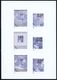 B.R.D. 1994 (Mai) 100 Pf. Block "50. Jahrestag 20.Juli 1944", 59 Verschied. Color-Entwürfe Der Bundesdruckerei Auf 8 Ent - Sonstige & Ohne Zuordnung