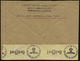 DT.BES.FRANKREICH 1943 (13.3.) 1K: FELDPOST/c/--- Auf EF 12 Pf. Hitler + Rs. Viol. 3L: DYNAMIT-ACTIEN-GES./vormals ALFRE - Guerre Mondiale (Seconde)