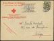BELGIEN 1941 (9.1.) Dienst-Kt.: Croix-Rouge De Belgique/Roode Kruis Van Belgie/DIRECTION GENERALE.. Zweisprachiger Vordr - Guerre Mondiale (Seconde)
