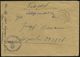 DEUTSCHES REICH 1941/42 Stummer 1K-Steg Bzw. Stummer 2K = Tarnstempel + Viol. 1K-HdN: Feldpost-Nr. L 29655/Lg.-Postamt D - WW2 (II Guerra Mundial)