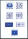B.R.D. 1999 (Jan.) 110 Pf. "50 Jahre NATO", 25 Verschied. Color-Alternativ-Entwürfe D. Bundesdruckerei Auf 5 Entwurfs-Bl - Autres & Non Classés
