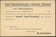München 1906 3 Pf./2 Pf. Rauten, Braun/grau + Rs. Zudruck: Israel. Krankenunterstützungs- & Sparverein "Brüderbund" (Ein - Judaika, Judentum