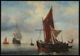 B.R.D. 1968 (Mai) Schmuckblatt-Telegramm: "Ruhige See", Gemälde Von Willem Van De Velde D. J., 1633-1707 (Segelschiffe I - Autres & Non Classés