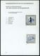 B.R.D. 1995 (März) 100 Pf. "100 Jahre Deutsche Schillergesellschaft", 15 Verschied. Color-Alternativ-Entwürfe D.Bundesdr - Ecrivains