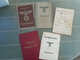 MILITARIA WW2 ALLEMAGNE, LOT DE PAPIERS ET LIVRETS, TRAVAIL, CIRCULATION, IDENTITES - Collections