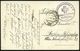 ÖSTERREICH 1915 (22.7.) 2K-Steg: K. U. K. FELDPOSTAMT/186 + Viol. 1K-HdN: Vereinslazarettzug "L 3"/ Prinzessin August Wi - Croix-Rouge