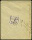Luckenwalde 1940 (5.8.) 1K: CHAVILLE/BANLIEU-OUEST + Rs. Viol. Eingangs-Zensur: Stalag III A/6/Geprüft = Luckenwalde (Wo - Cruz Roja