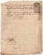 Acte Litige Jugement Manuscrit Vandebergue De Villebouré Cachet Généralité D'Orléans Dix Deniers 1716 - Matasellos Generales