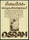 LEIPZIG/ C 1/ ULTRA-/ VITALUX/ Die Neue Osram-Sonne 1939 (4.12.) AFS = Infrarot-Lampe + Viol. HdN: Auch Deine Augen/ Bra - Médecine