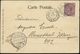 ADEN /  INDIEN 1901 (12.4.) Indien 1 Anna ,EF M.1K:-Gitter: ADEN + Französ. Achteck-Seepost-St: LA REUNION A MARSEILLE/  - Maritime