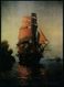 B.R.D. 1989 Schmuckblatt-Telegramm: Schulschiff "Niobe" (1897) Gemälde Von Hans Bordt , Ungebr., Innen Roter 1L Der Vers - Maritime
