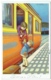 Illustrateur : Castelli. Couple D'Enfants Et Train. - Castelli