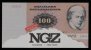 Test Note "NGZ-Dänemark" Testnote, 100 Kr, Beids. Druck, RRR, UNC - Danimarca