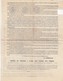 IMPRIMÉ. PARIS  POUR  ST REMY DUROLLE. 30 AVRIL 74. TARIF A 2c DU 1° SEPT 70. N° 51 . AGENCE CENTRALE DES BREVETS D' / 4 - 1849-1876: Periodo Clásico