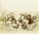 Nord De La France Bains De Mer Famille A La Plage Ancienne Photo 1900 - Other & Unclassified