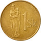 Monnaie, Slovaquie, Koruna, 1995, TTB, Bronze Plated Steel, KM:12 - Slowakei
