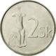Monnaie, Slovaquie, 2 Koruna, 2001, TTB, Nickel Plated Steel, KM:13 - Slovaquie