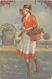 ¤¤  -   Carte De L'Illustrateur  " S. BOMPARD "  -   Femme Avec Un Panier De Fleurs      -  ¤¤ - Bompard, S.