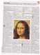 Delcampe - LA JOCONDE DE LEONARD DE VINCI. MONA LISA. Lot De Cartes, Publicité, Dessins, Coupures De Journaux, Timbres Etc. 9 Scans - Otros & Sin Clasificación