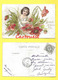 CPA Bonne Fête - Embossée ENFANT Fleur Coquelicots  1906 - Autres & Non Classés