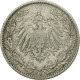 Monnaie, GERMANY - EMPIRE, 1/2 Mark, 1907, Hambourg, TTB, Argent, KM:17 - 1/2 Mark