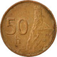 Monnaie, Slovaquie, 50 Halierov, 2000, TB+, Copper Plated Steel, KM:35 - Slowakei