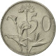 Monnaie, Afrique Du Sud, 50 Cents, 1975, TTB, Nickel, KM:87 - Afrique Du Sud