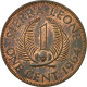 Monnaie, Sierra Leone, Cent, 1964, British Royal Mint, TB+, Bronze, KM:17 - Sierra Leone