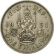 Monnaie, Grande-Bretagne, George VI, Shilling, 1951, TB+, Copper-nickel, KM:877 - I. 1 Shilling