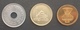 HX - Egypt 1993 Coin 25 Piastres UNC/A-UNC & 1993 Coin 10 Piastres UNC/A-UNC & 1993 Coin 5 Piastres UNC/A-UNC - Egypt