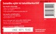 FAROE ISLANDS - Frælsi Vodafone , 50 Kr,  Teletid, Expire Date 07/2011 , Used - Faroe Islands