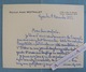 Docteur André MESTRALLET 1932 - Médecin à Lyon - Carte Lettre Autographe - LAS - Médecine - Autres & Non Classés